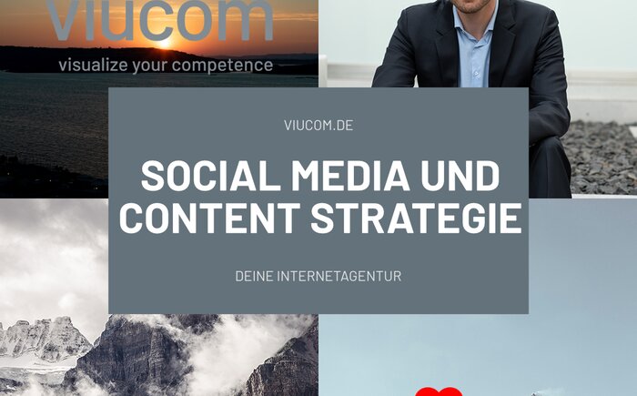 Social Media und Content Strategie | © Viucom Internetagentur in Freilassing bei Salzburg Social Media und Content Strategie | © Viucom Internetagentur in Freilassing bei Salzburg