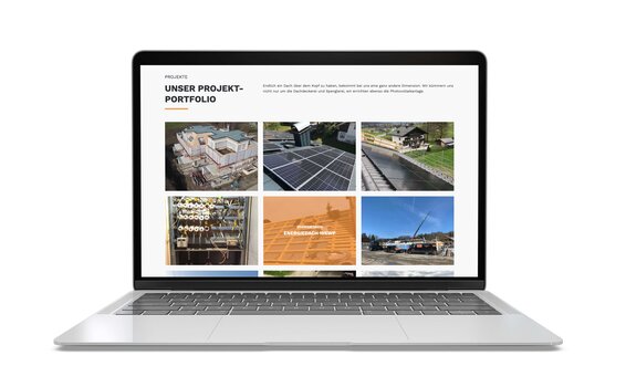  A+G Energie GmbH, Website Relaunch, Startseite