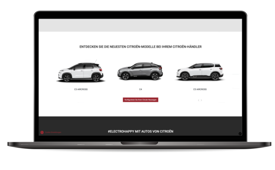 Website Relaunch, Autohaus Walch, Konfigurator